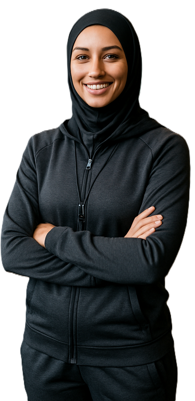 Skilled fitness trainer